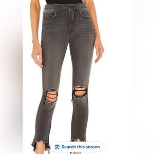 L'AGENCE Black Distressed Skinny Jeans new w tags